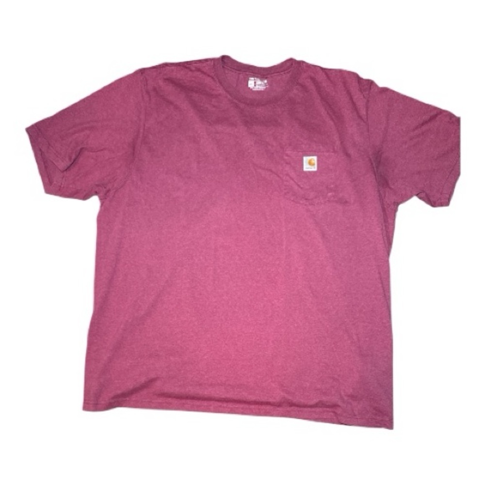 Carhartt Men's Workwear Burgundy Loose Fit Pocket Tee 3xl Big & Tall
